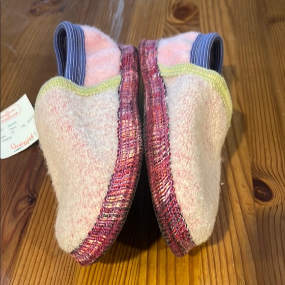 Sparkly Pink and Cream Slippers with Jute Sole - Picture 11 of 12